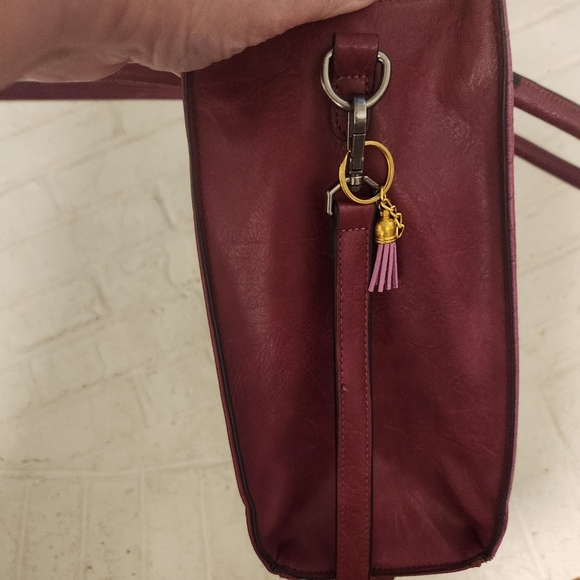 Wrangler Purple Croc-Embossed Women's Bag - Picture 6 of 11